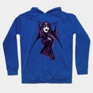 Halloween Bat Witch Laughing Hoodie